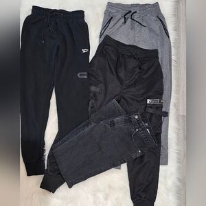 Mens size small joggers or teen XL - 4 Pairs of Pants